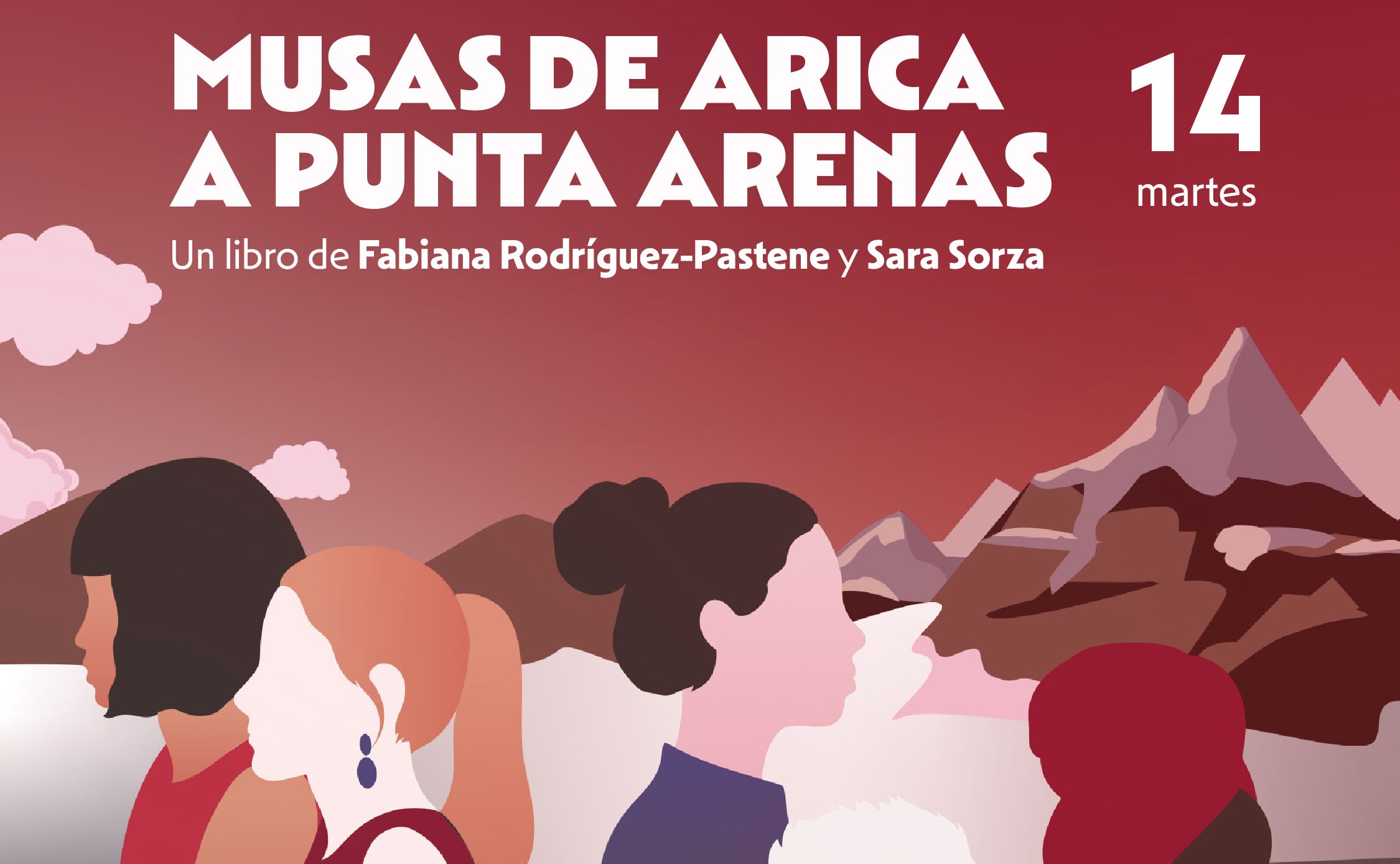 Libro Musas de Arica a Punta Arenas se presenta este martes en Centex